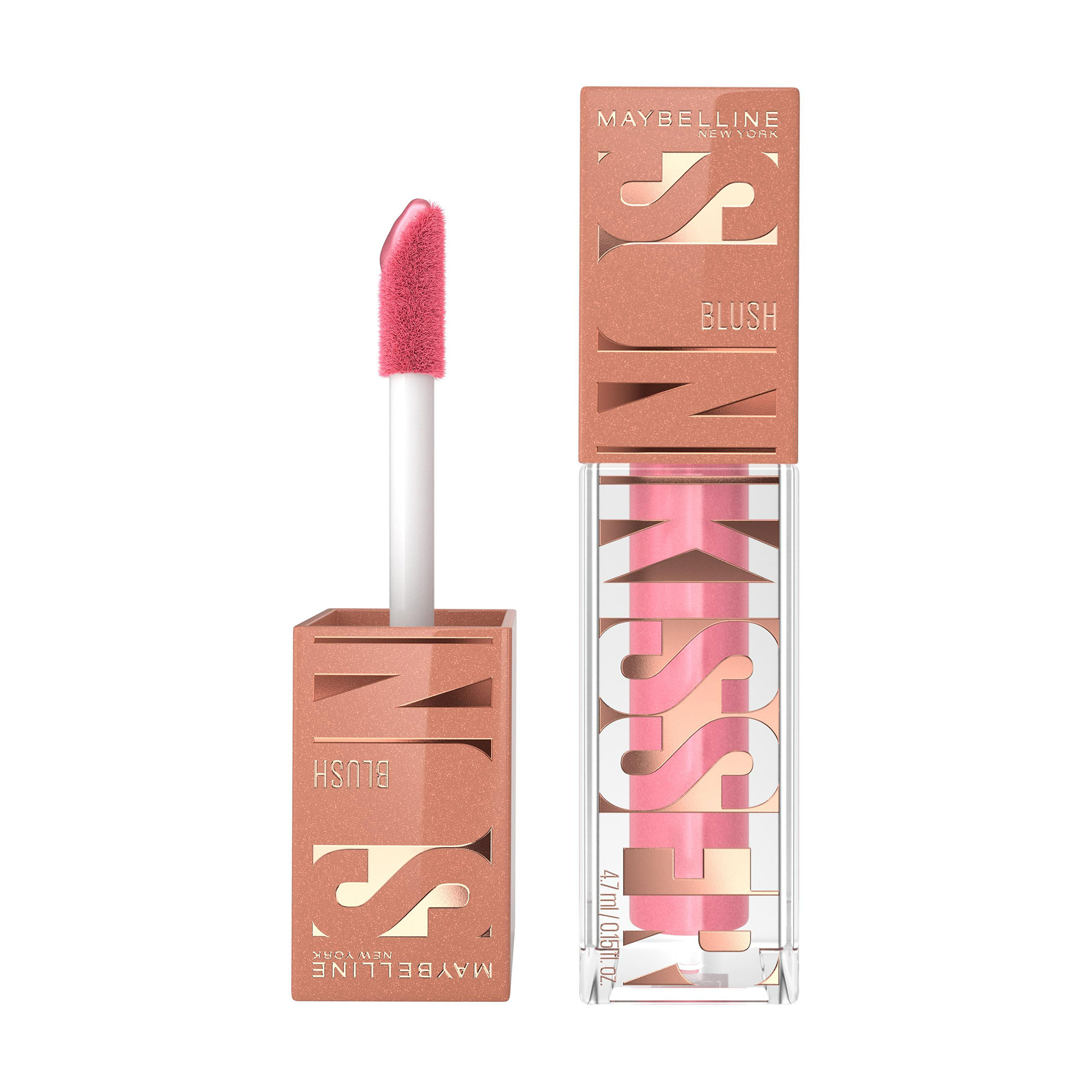 Рідкі рум'яна для обличчя Maybelline New York Sunkisser Blush з ефектом сяяння 05 Blazing Blush, 4.7 мл